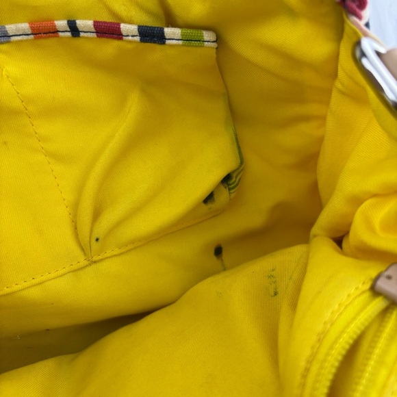 Juicy Couture Maeve crazy for couture messenger Bag with Vibrant Stripes - Picture 7 of 12